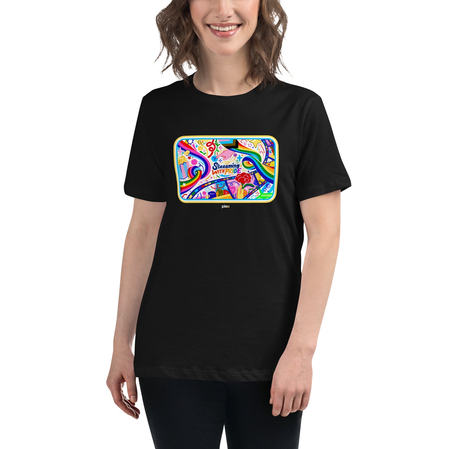 Women's Streaming with Pride T-Shirt